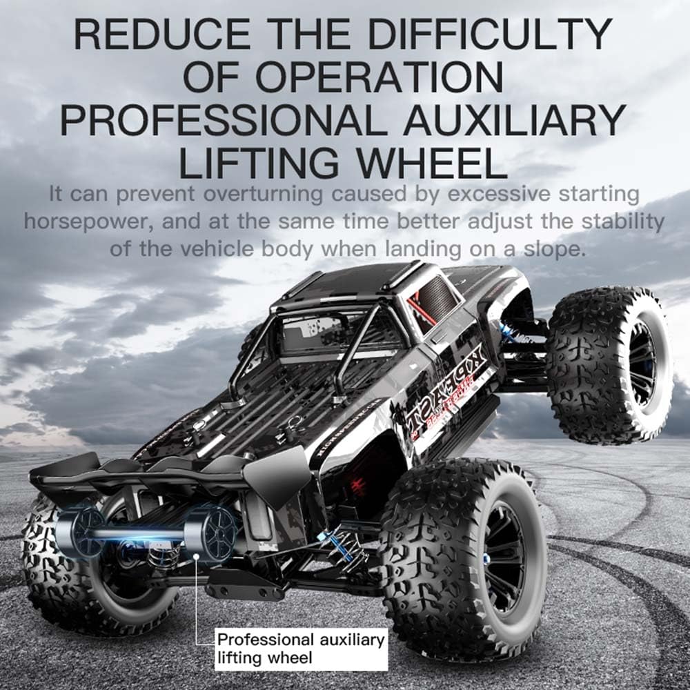 X-Verse 1/12 Brushless RC Buggy, Fast RC Cars for Adults, Max 70KM/H Electric Off Road RC Truck with 3S Battery, 4X4 High Speed All Terrain RC Waterproof Off-Road Cars- 3 Battery