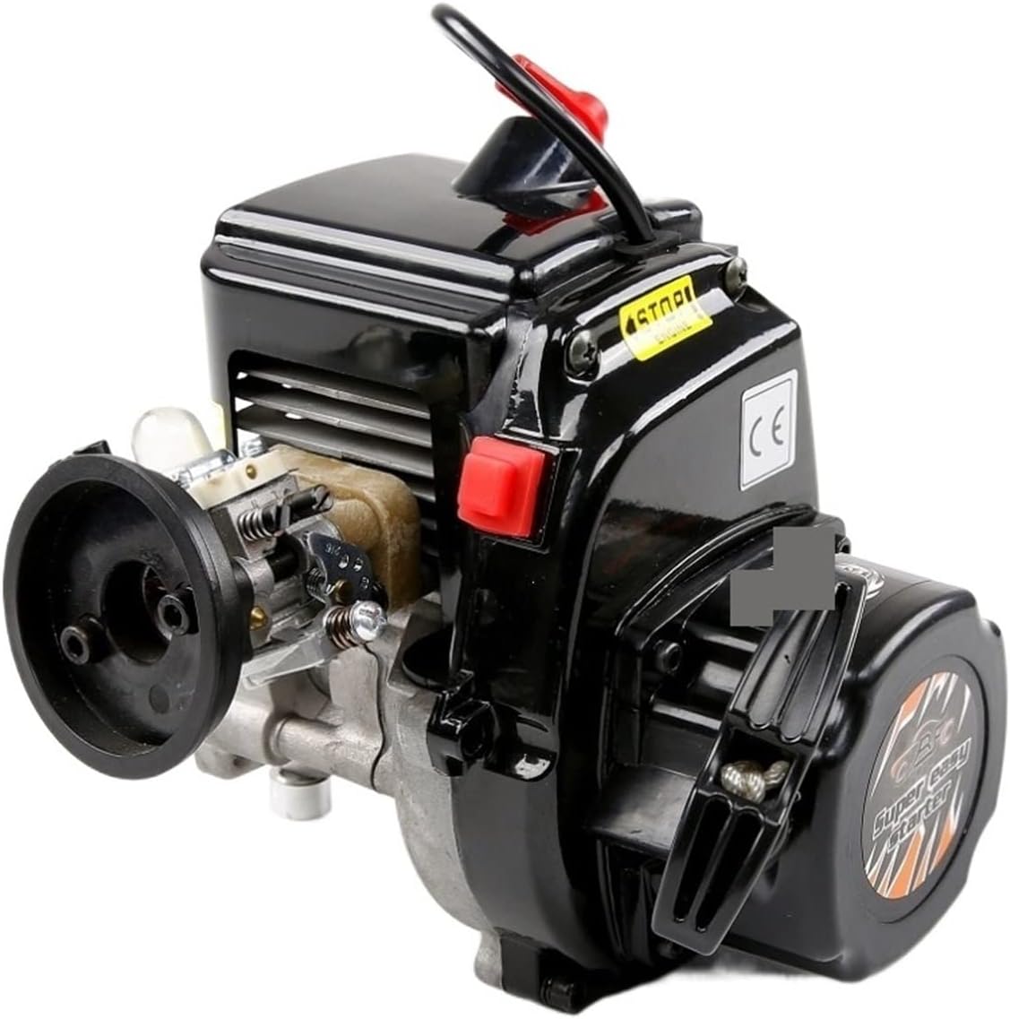 1/5 rc Engine Parts 45CC 4 Bolts Engine Compatible for Walbro 1107 carb and NGK Spark Plug 810222 Compatible with Losi 5ive-t LT