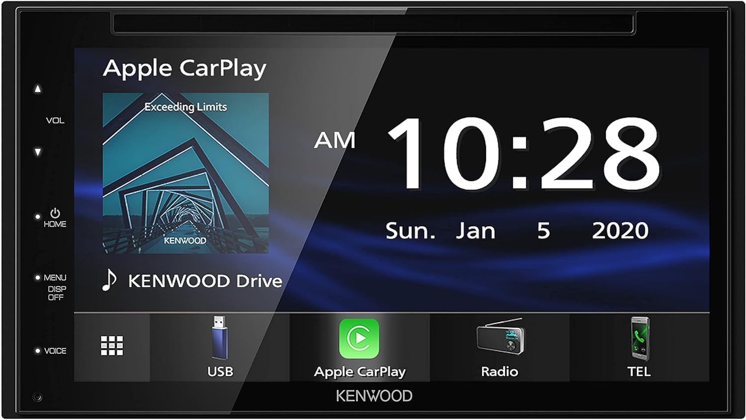 Kenwood DDX57S 6.8-Inch Capacitive Touch Screen