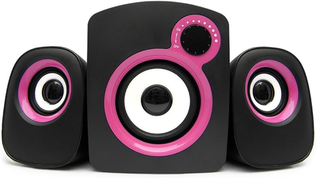 Computer Audio Desktop Home Speaker Laptop Heavy Subwoofer Wired Small Mini Desktop Speaker(D)