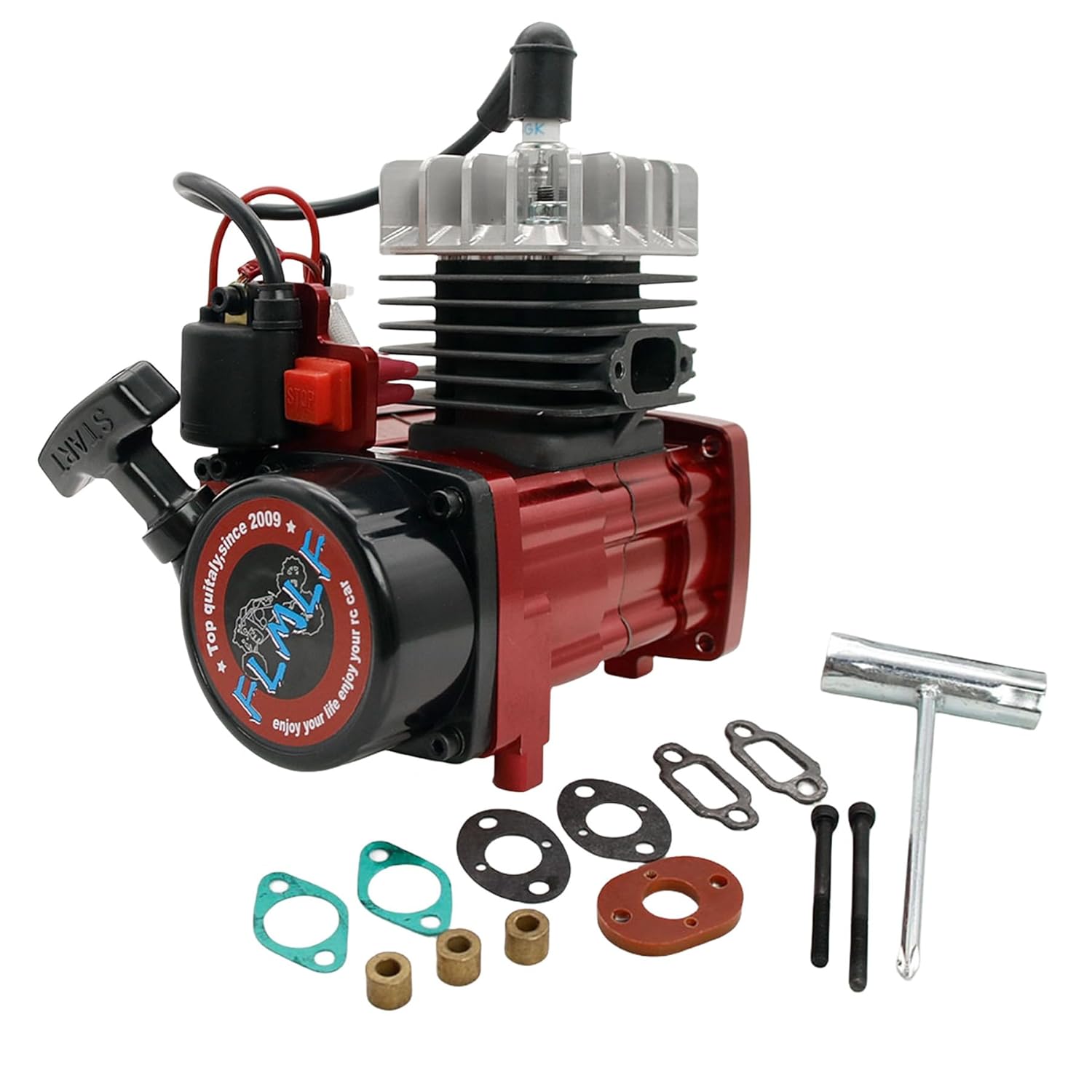 FLMLF 29CC 9.5HP Professional Race Engine Crankcase Intake for 1/5 LOSI 5IVE T RC CAR Parts