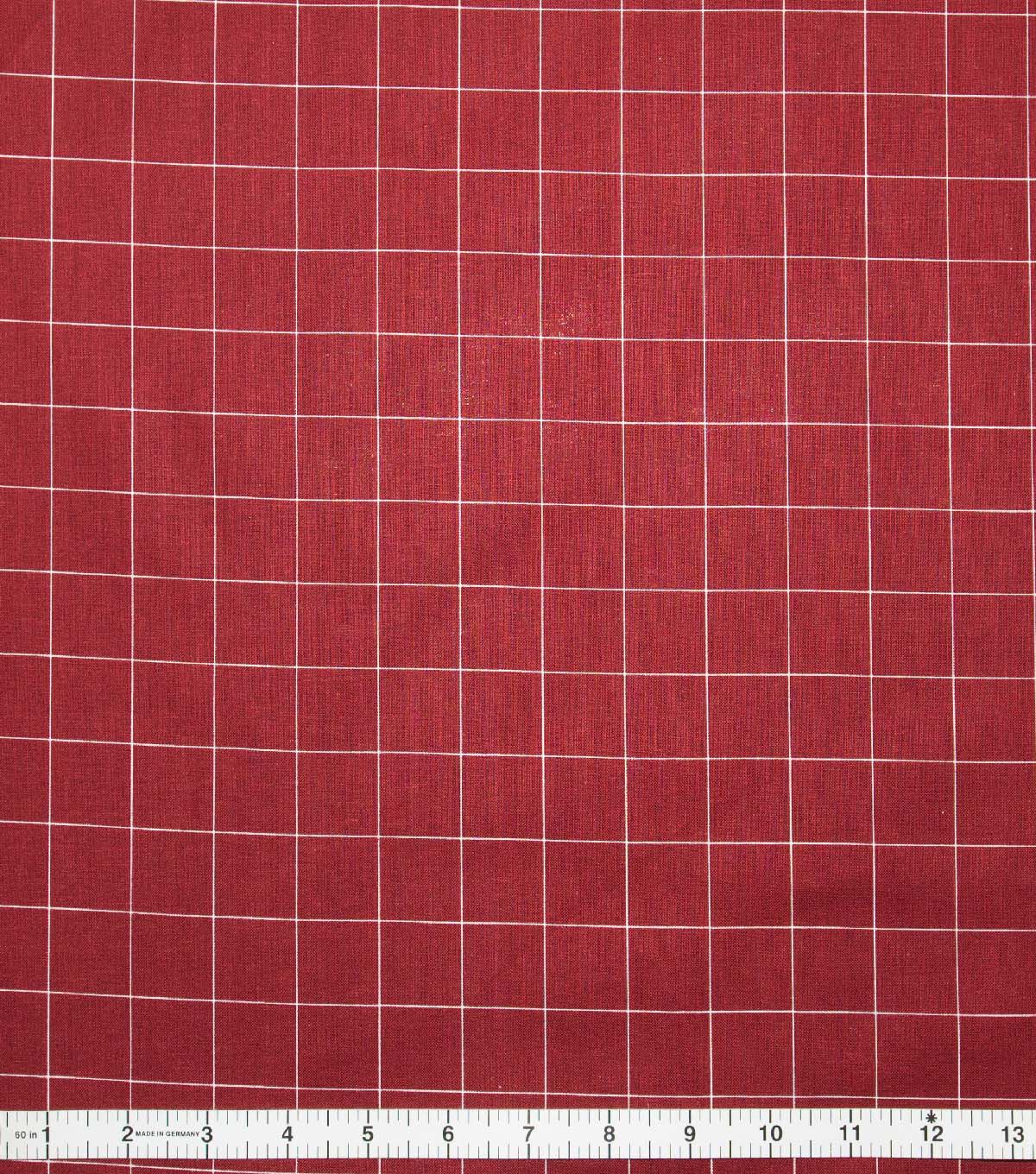 Plaid Red Super Snuggle Flannel Fabric