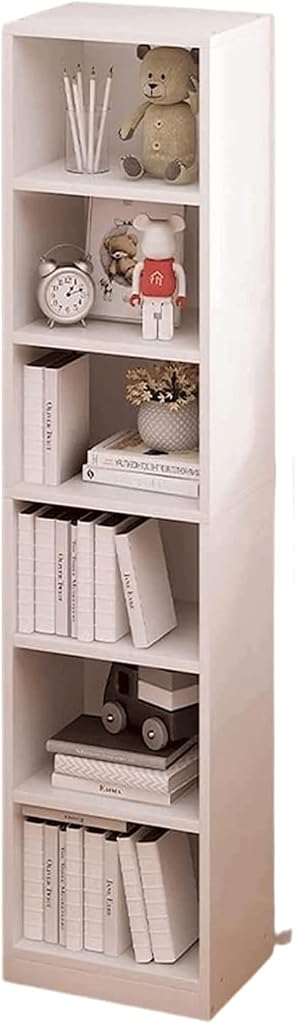 PAASHE Multi-Layer Bookshelf Sturdy Nordic Flooring Bookcase Minimalist Rack Bookcase Large Storage Space Bookshelves