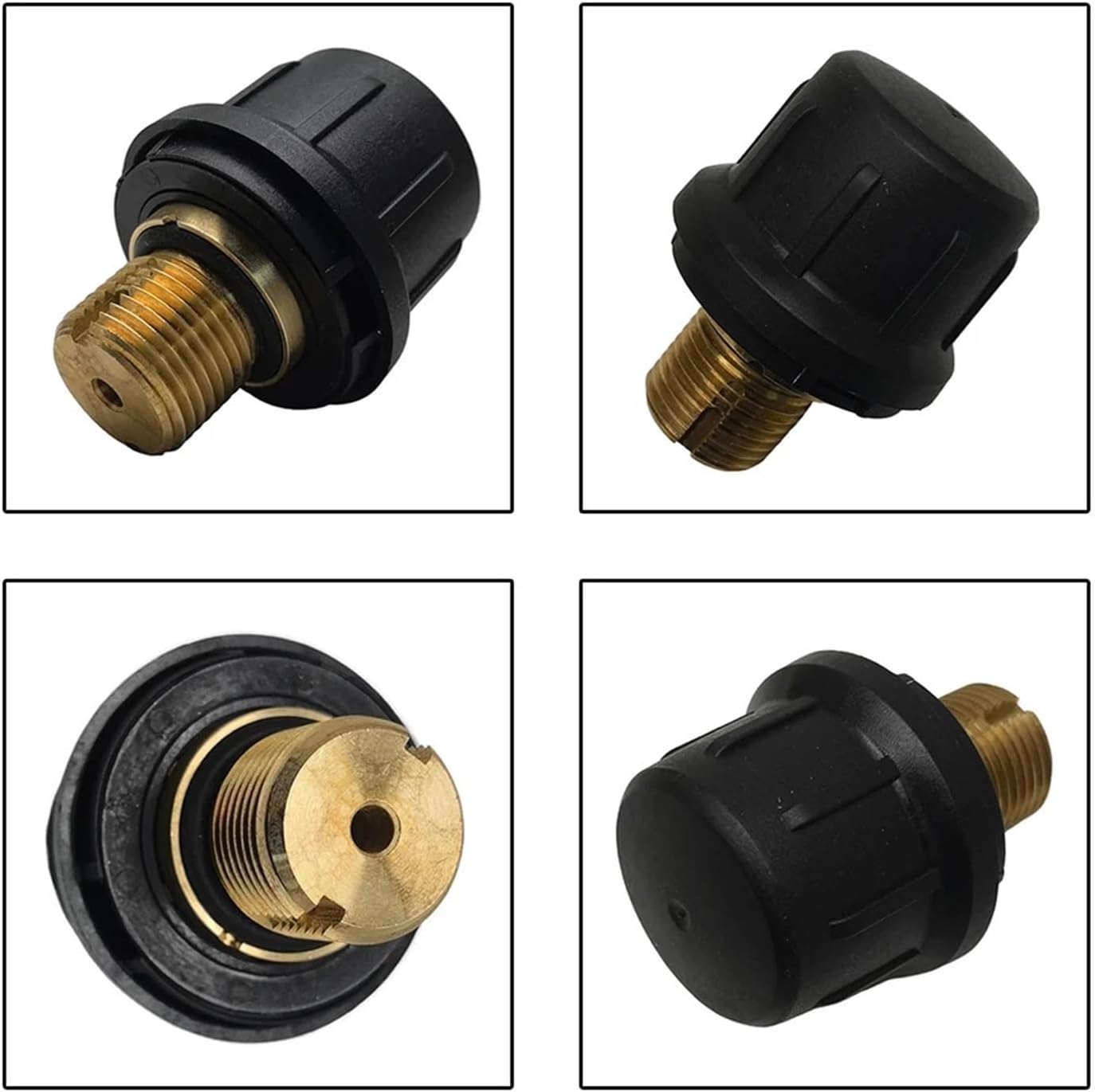 Brass Safety Valve, Compatible with Karcher SC1/SC2/CTK10/SC2D, Steam Cleaner Pressure Release Component House Cleaning Tool Parts(4pcs)