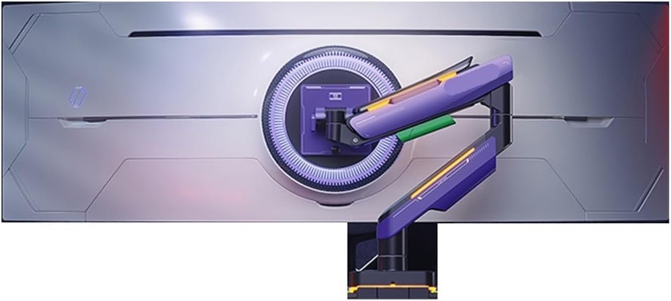 Monitor Stand T18E Computer Robotic arm Cantilever Display 49-inch e-Sports Screen Stand(Purple)