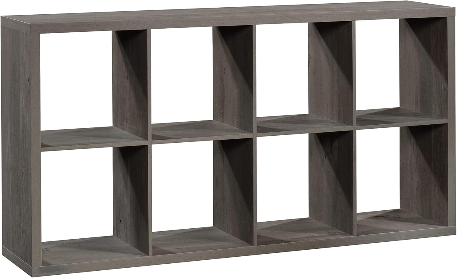 Sauder Miscellaneous Storage 8-Cube Organizer Storage Bookshelf/Book Shelf, Mystic Oak Finish