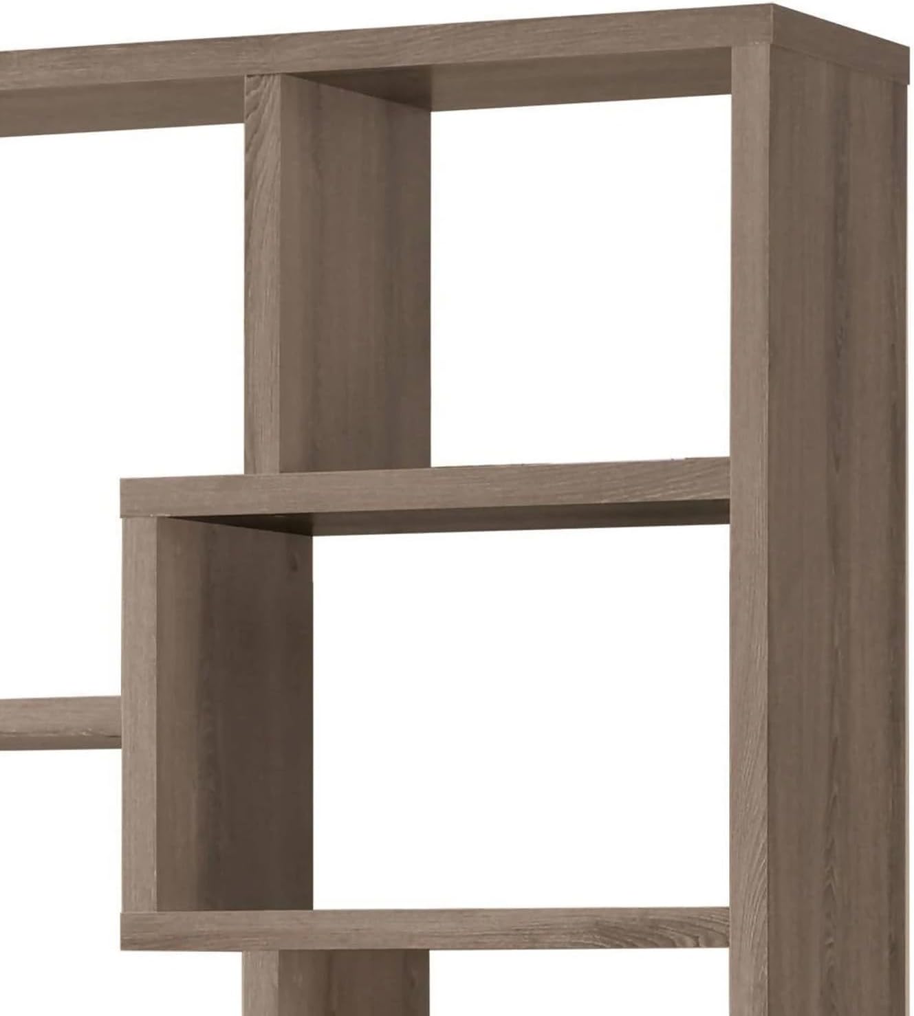 Benjara Book Case, One, Gray