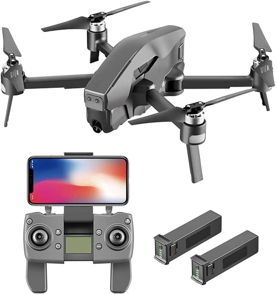 RC Drones Quadcopter Head with Shock Absorber GPS Drone with 4K Camera for Adults 28Mins Flight Time Brushless Motor 120° Wide Angle 90 Adjustable Foldable Drone