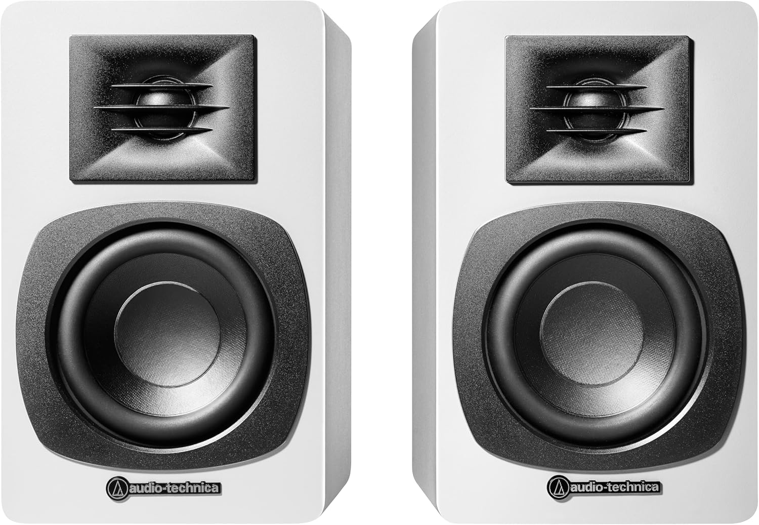 Audio-Technica AT-SP3XWH Powered Bookshelf Speaker