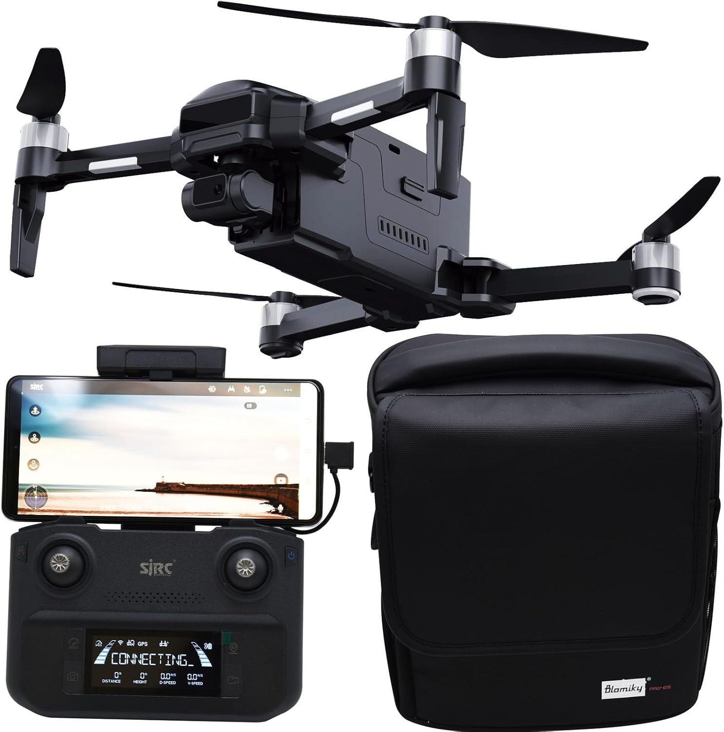 Blomiky F22 S3 Pro 3 Axis Gimbal 8K Camera 4K 30fps Video 6KM FPV 40 Minutes Flight Time Professional RC Quadcopter Drone with Beginner Mode