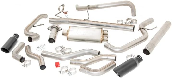 Rough Country Dual Cat-Back Exhaust for 2021-2024 Ford F-150 2WD/4WD - 96018
