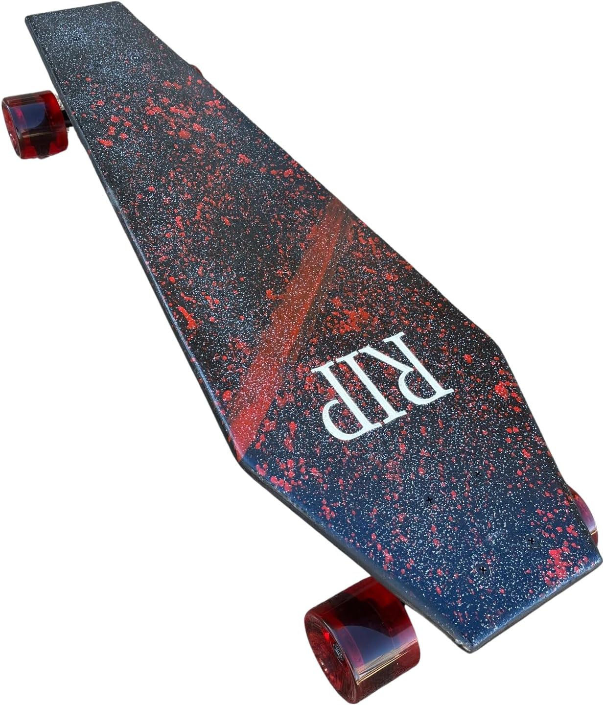 Coffin Bloody RIP Skateboard | Longboard | 30x9 | Coffin Croozer
