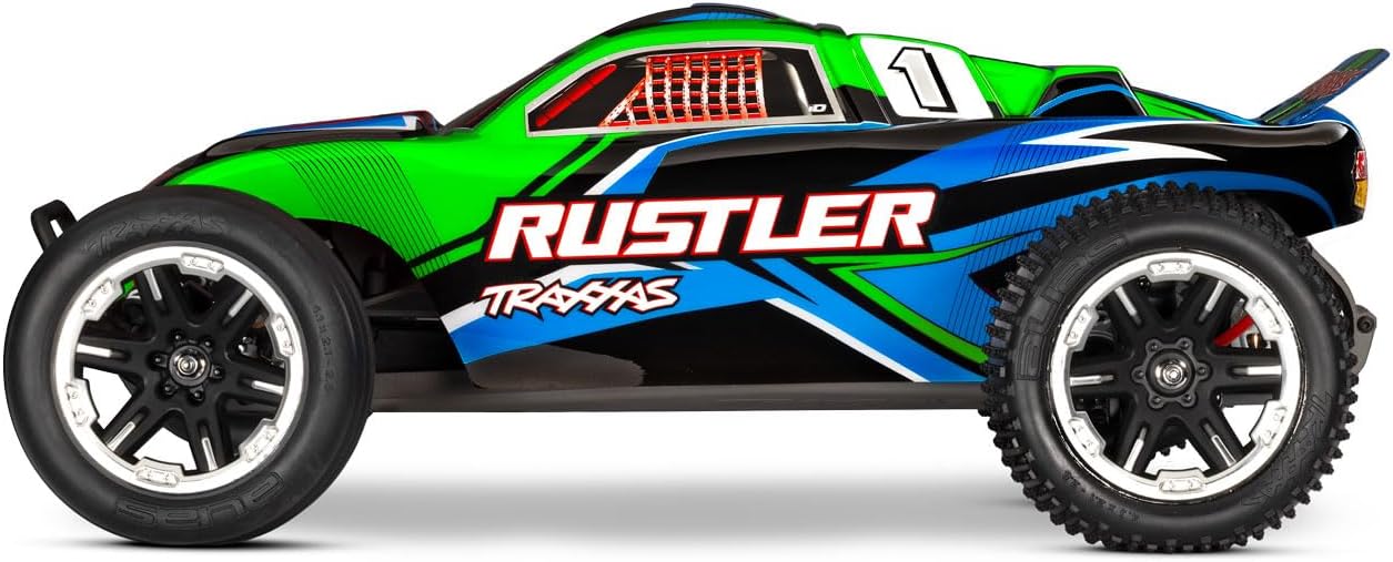 Traxxas 1/10 Rustler 2WD Stadium Truck HD w/USB-C