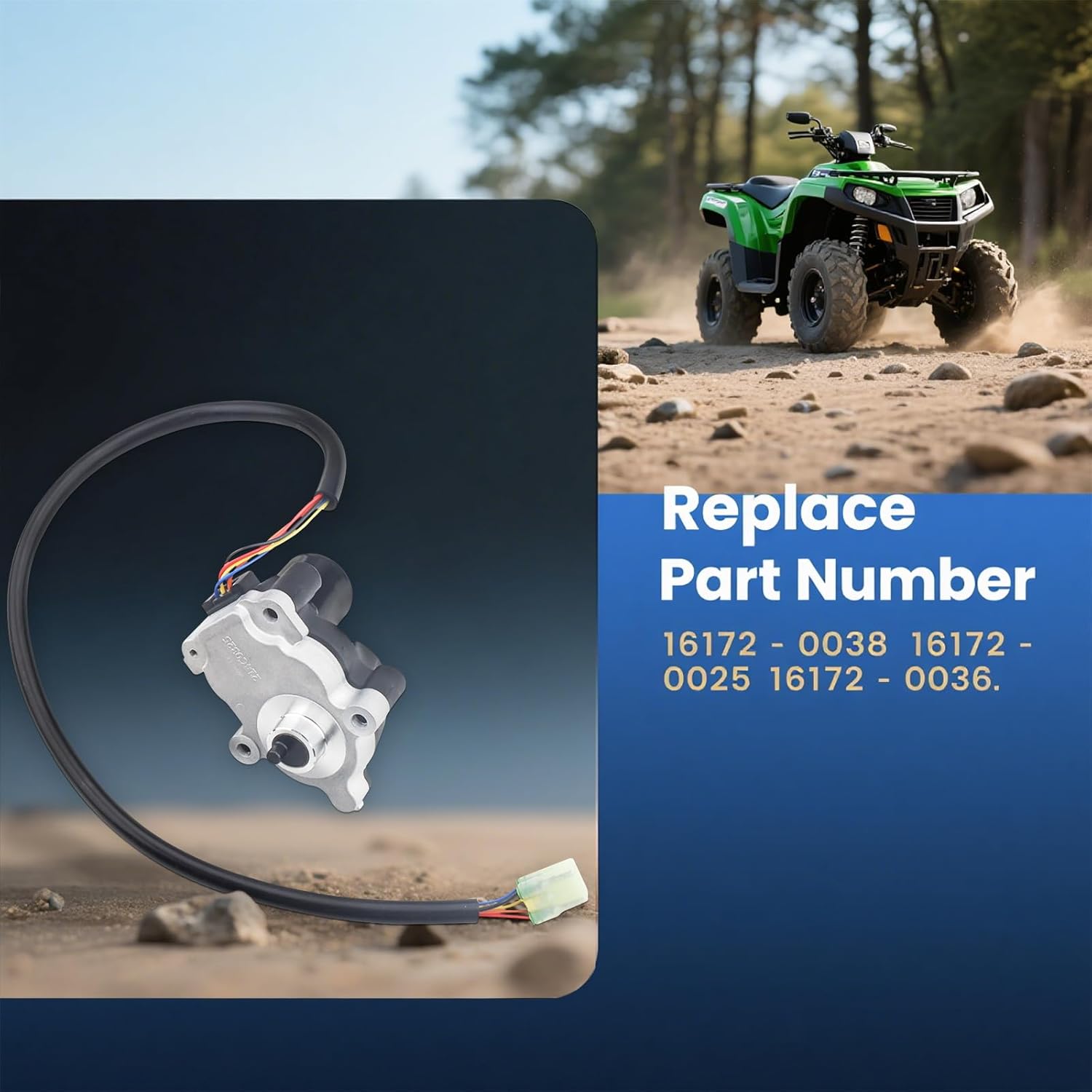 16172-0038 Differential Actuator For Kawasaki Teryx Teryx4 750 800 S KRT750 KRT800 KRF800 Repalce 16172-0025 16172-0036