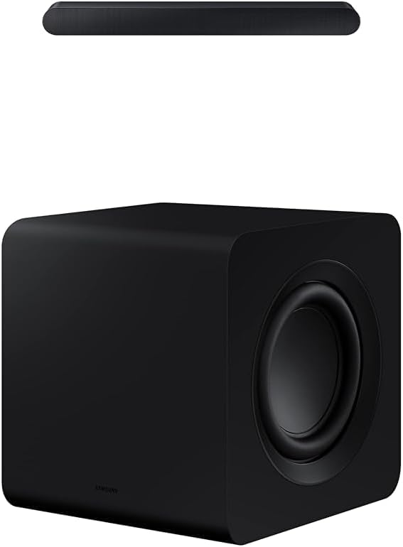 SAMSUNG S60D 5.0ch Soundbar w/Wireless Dolby Atmos Audio, All-in-One Design, HW-S60D/ZA (Newest Model) SWA-W510 Subwoofer for S Series Soundbar with Powerful Bass
