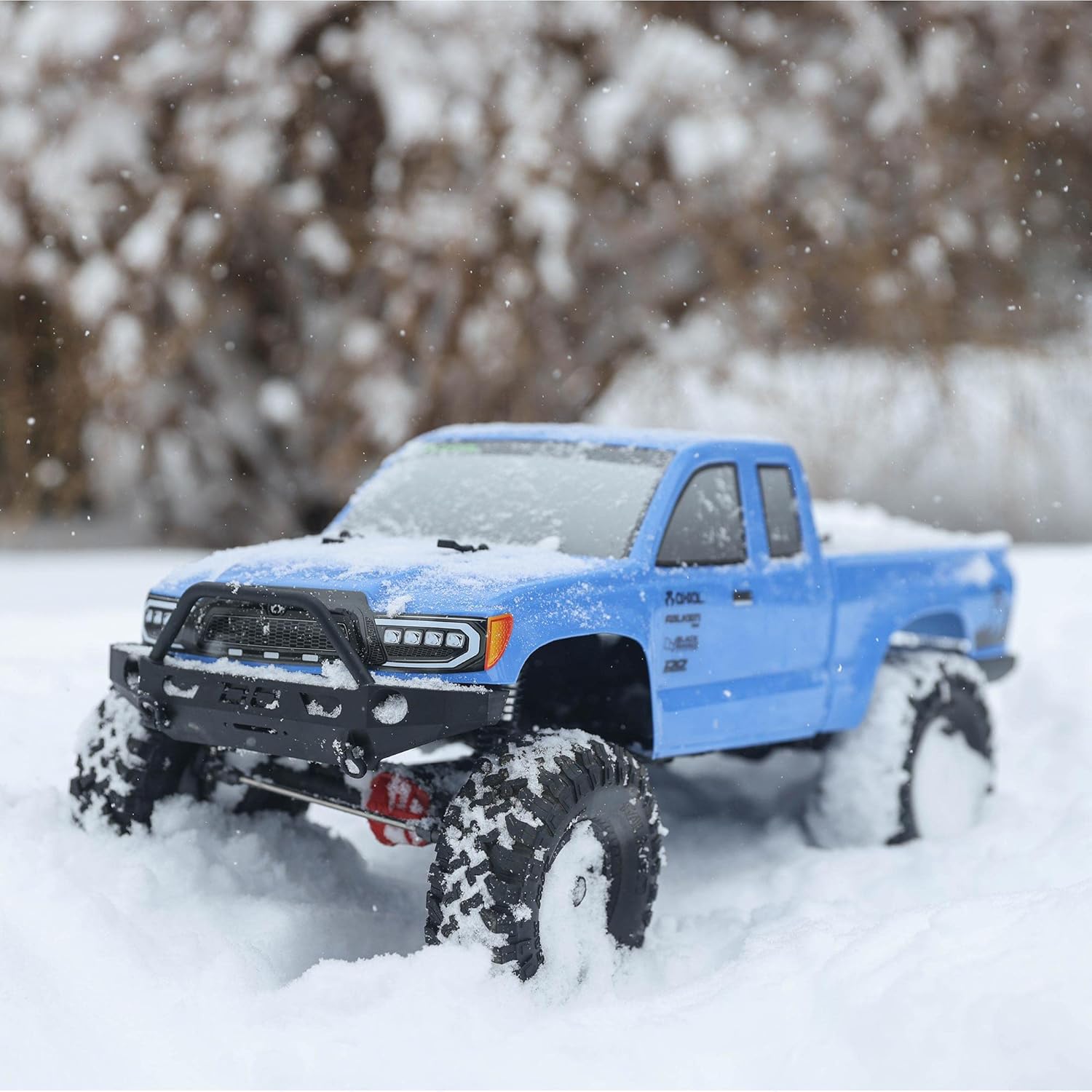 Axial RC Truck 1/10 SCX10 III Base Camp 4WD Rock Crawler Brushed RTR (Batteries and Charger Not Included), Blue, AXI03027T1