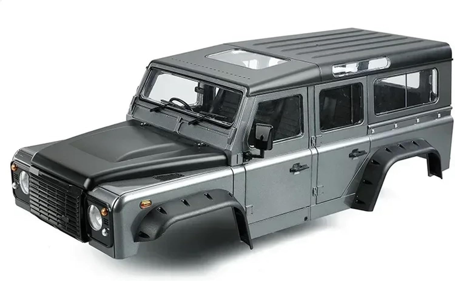 RC Repairs Models For Axial For SCX10 For SCX10 II 90046 D90 For TRX4 CC01 For Capra 1/10 DIY Wheelbase Body Car Shell RC Crawler Part(Grey)