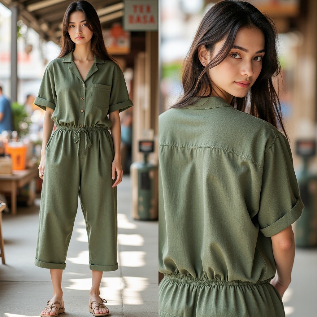 The Linen Jumpsuit // Fern
