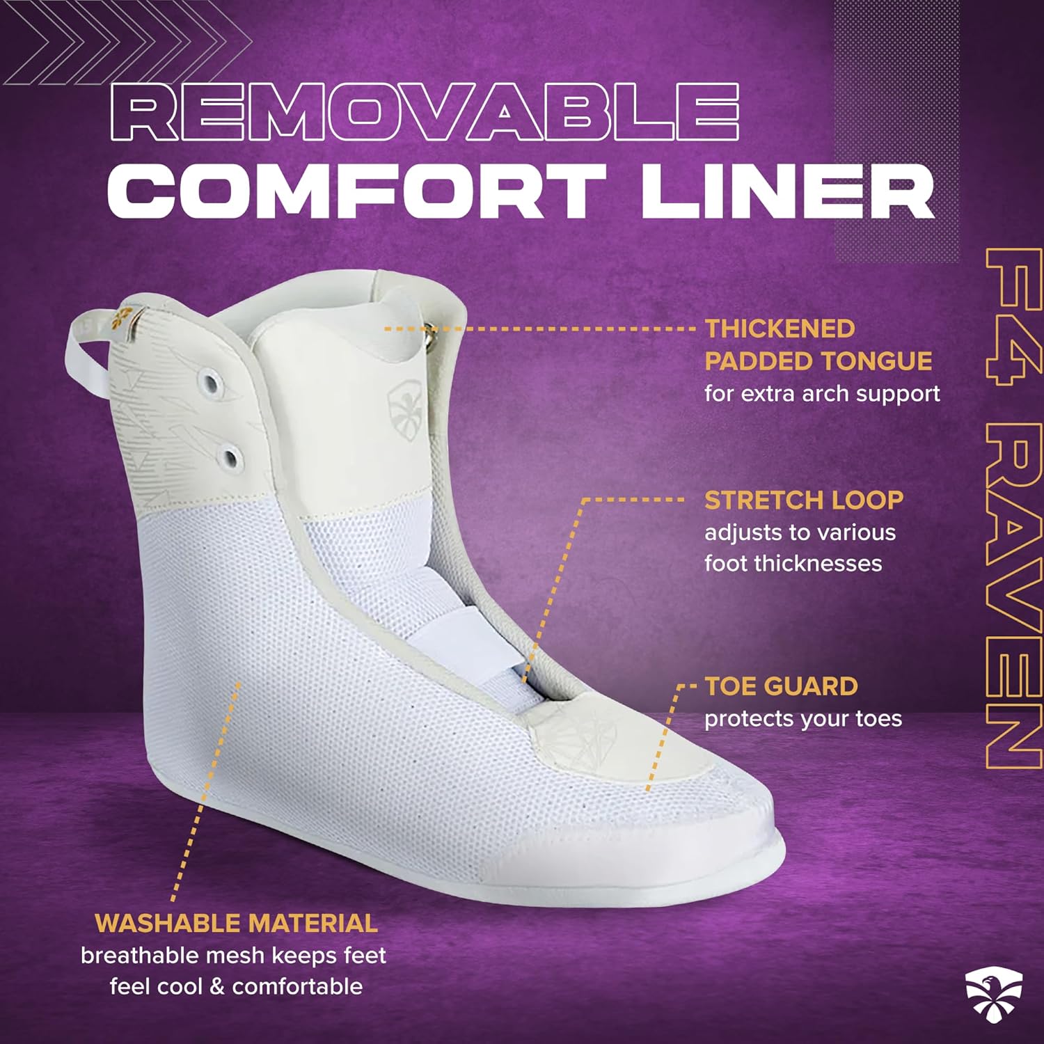 Flying Eagle F4 Raven Freeskate - Adult Inline Skates Men, Inline Speed Skates Men, Inline Roller Skates for Men, Women Inline Skates, Street Inline Skates Men, Adult Roller Blades