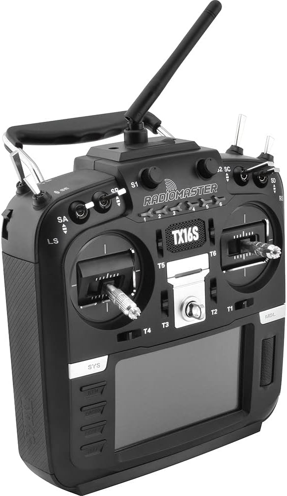 RadioMaster TX16S Mark II V4.0 Hall Gimbal 4-in-1 ELRS Multi-Protocol Radio Controller Support EdgeTX/OpenTX Built-in Dual Speakers Mode2 Radio Transmitter (4IN1 Mode 2 with Bag)