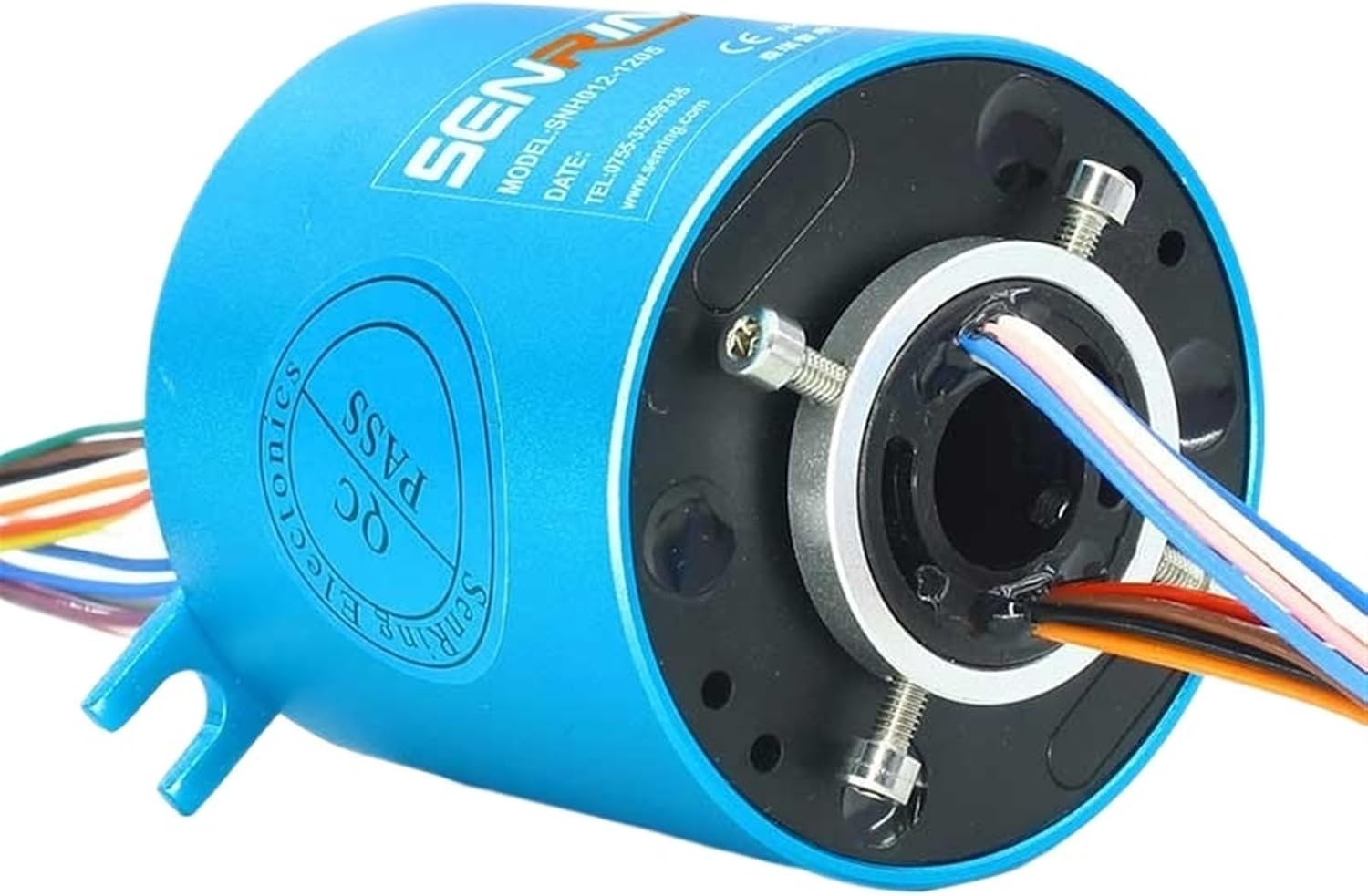 Powerful Slip Ring with ID12.7mm 12 Wires 5A Current Transfer Used in Robotics and Industrial Cable reels