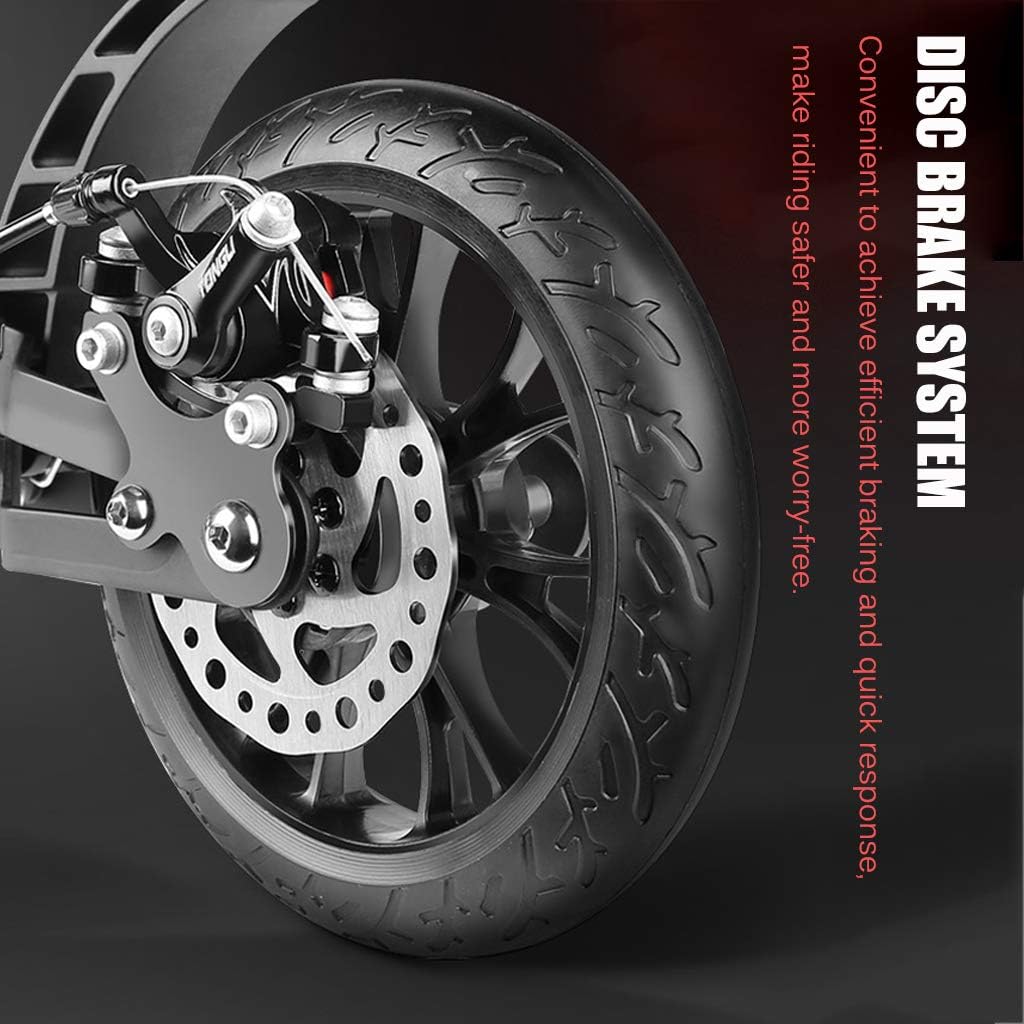 Kick Scooter for Teens | Foldable, Lightweight | Height-Adjustable with Disc Brake Large 200mm Wheels Aluminum Alloy Deck Support 100kg Commuter Scooter