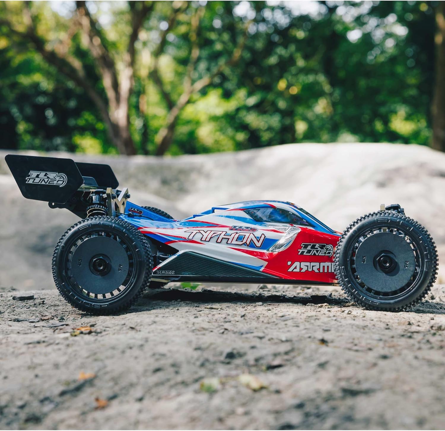 ARRMA RC Car 1/8 TLR Tuned Typhon 6S 4WD BLX Buggy RTR (Battery and Charger Not Included), Red/Blue, ARA8406, Cars, Electric Kit Other