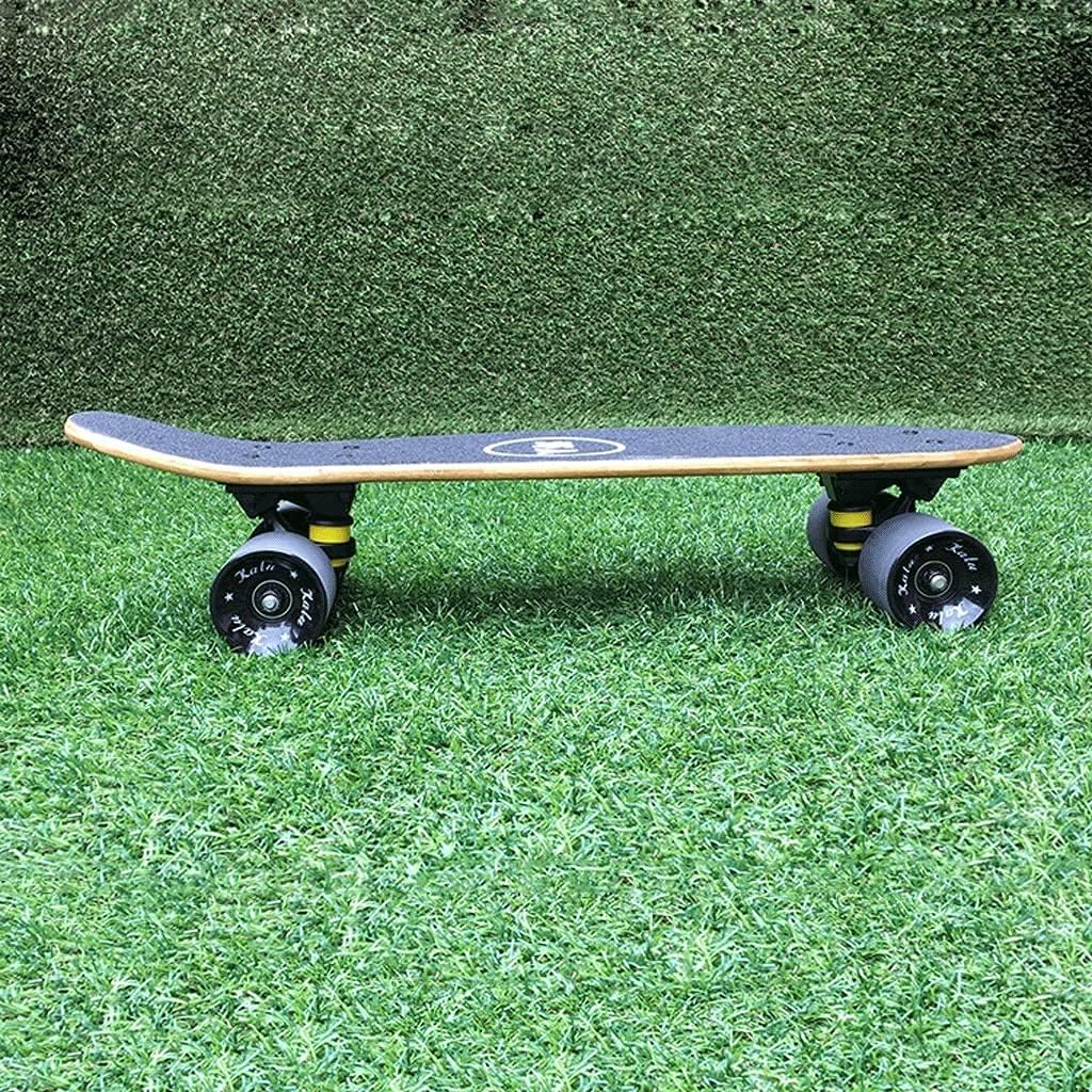 Four-Wheel Skateboard Road Skills Four-Wheel Skateboard Portable Adult Male and Female Skateboard Suitable for Adults and Young People
