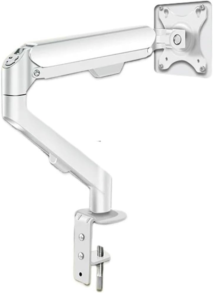 17-34 inch desktop gas spring LCD LED monitor stand articulated arm full-motion support rod TV tilt stand long stand computer stand M5(M5 White)