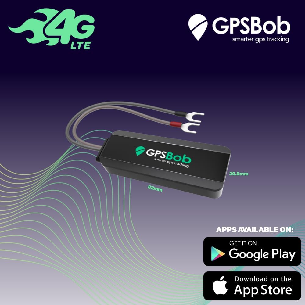 5 Year 4G 12/24v Wired GPS Tracker, All Inclusive, No Monthly Fees, No Subscriptions, One Off Fee, 5 Years Service Included, Car, Van, Truck, Caravan, RV, Plug and Play