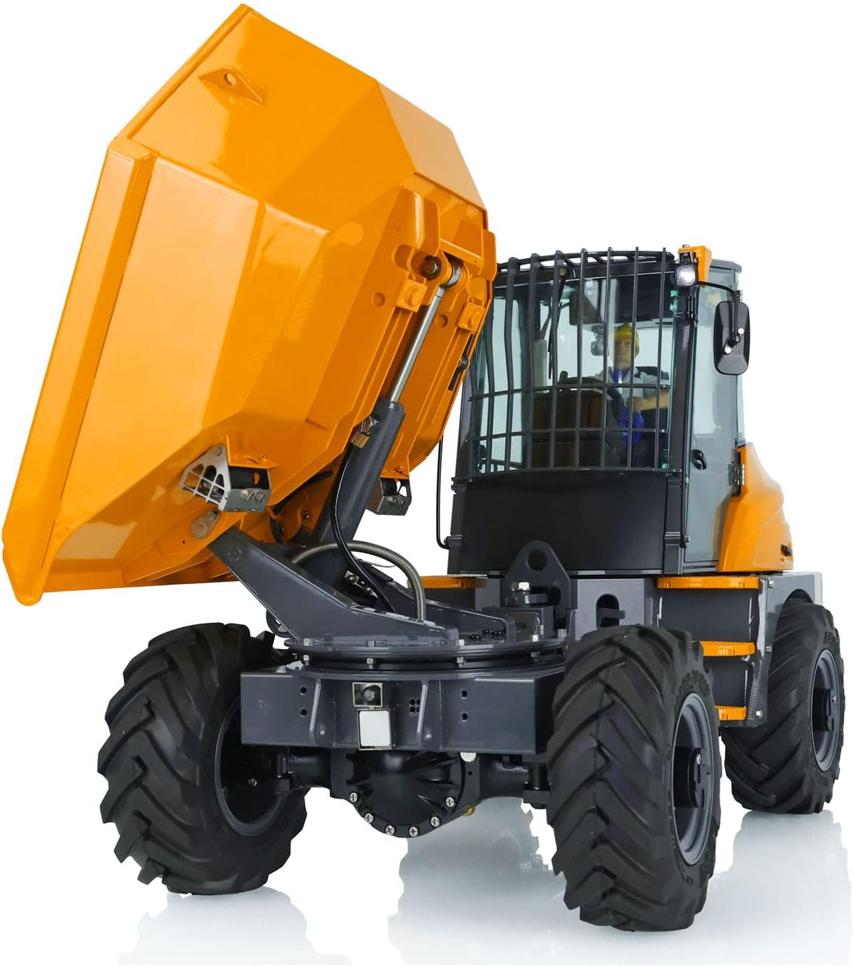 TOUCAN RC HOBBY 1/14 LESU 4 * 4 6MDX RC Hydraulic Articulated Dumper Truck Differential Lock Axles