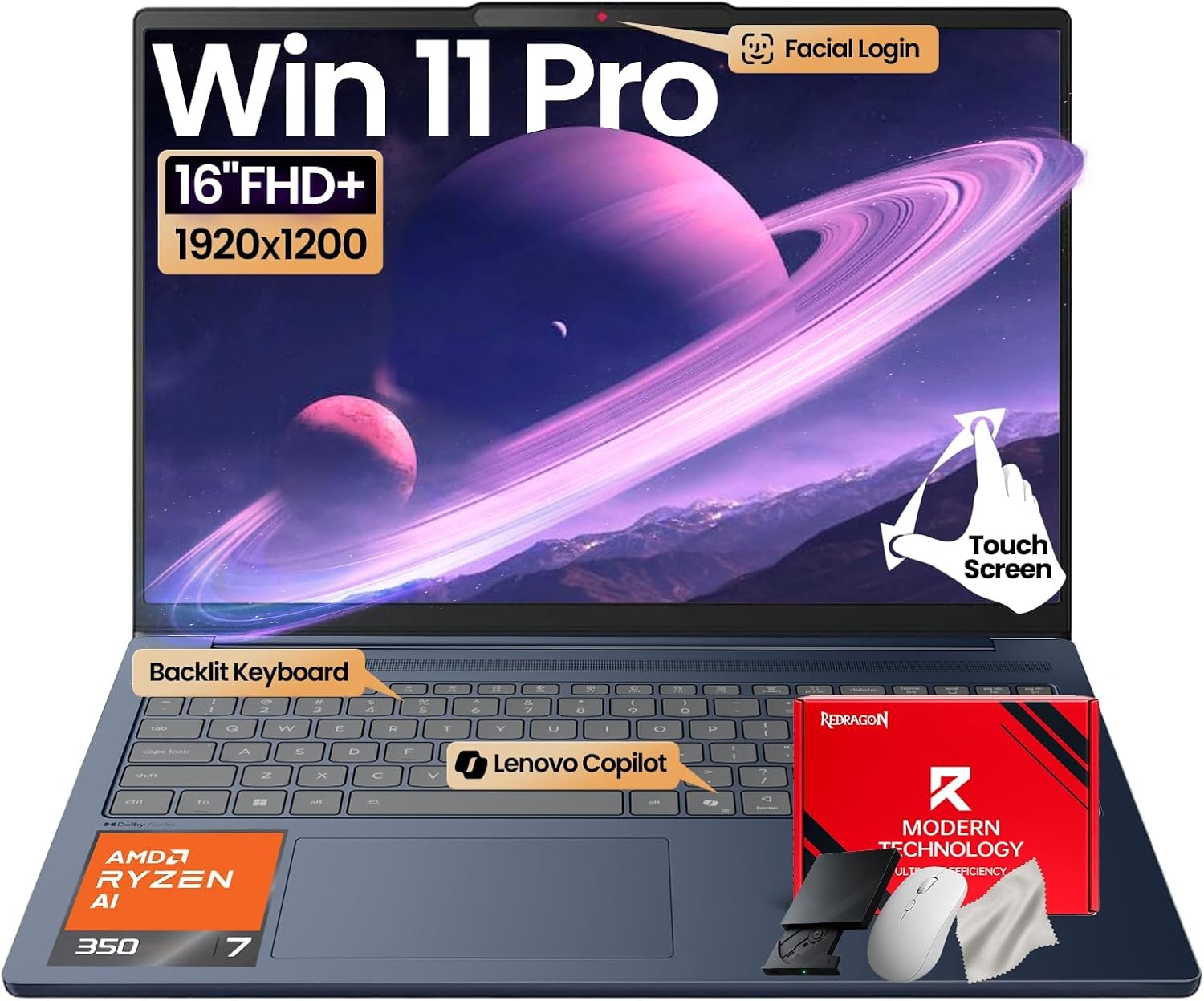 Lenovo IdeaPad Copilot+ Business Laptop - 16