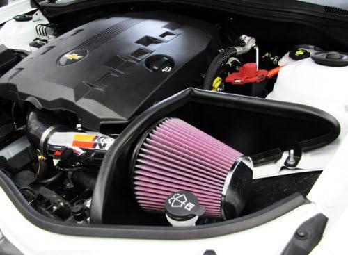 K&N 12-15 Chevy Camaro 3.6L V6 Typhoon Cold Air Intake Kit + Filter Polished 69-4523TP 13