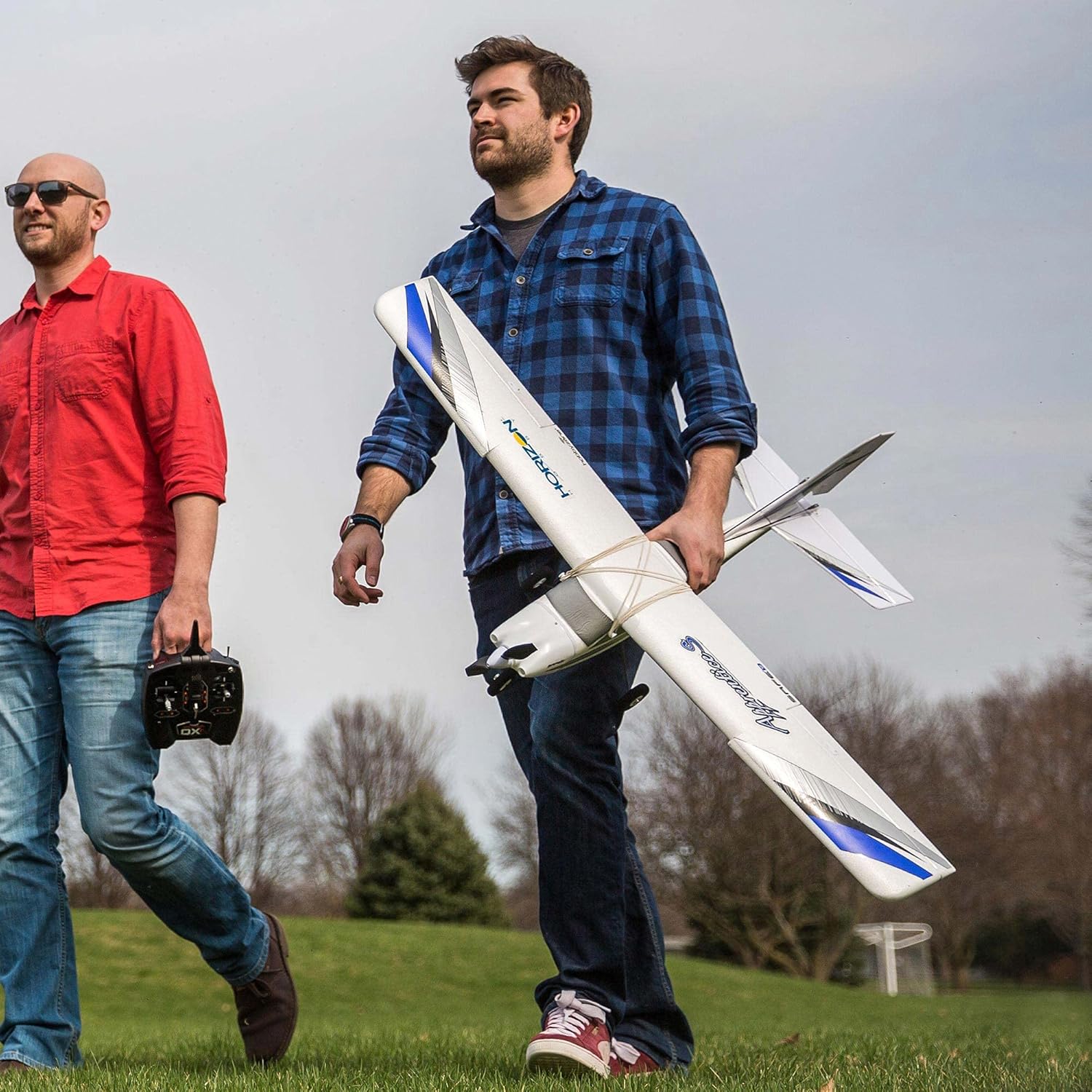 HobbyZone RC Airplane Apprentice S 2 1.2m RTF Basic (Battery and Charger Not Included) with Safe, HBZ310001, White