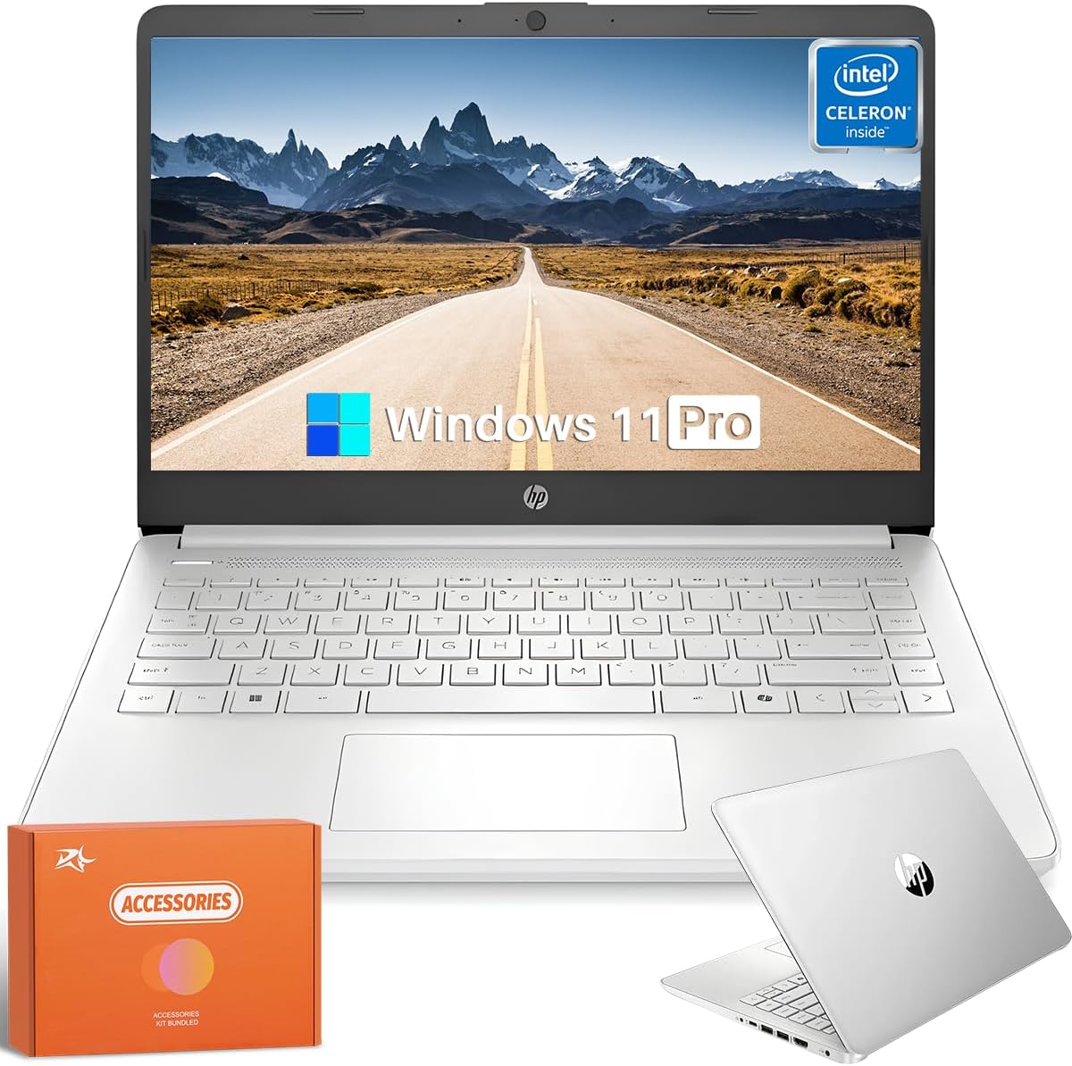 HP 2025 Laptop, Intel 4-Core N150, 1-Year Office 365, 14
