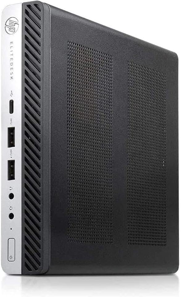 HP EliteDesk 800 G4 Mini Business Desktop PC Speakers with 24