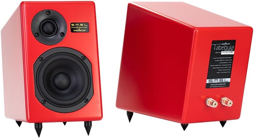 S.M.S.L Bookshelf Speakers Passive Tabebuia Speaker System