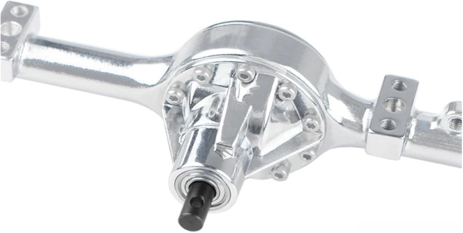 Compatible with Yota II 1/10 RC Truck Cars Upgrade Parts Replacement Accessories Metal Front and Raer Axles Set RC Front and Rear Axle(Front)