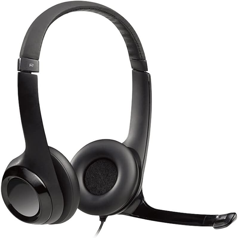 Gaming Headset, Head-Mounted USB Gaming Headset,Wired Headset,Suitable for a Variety of Electronic Devices (Black)