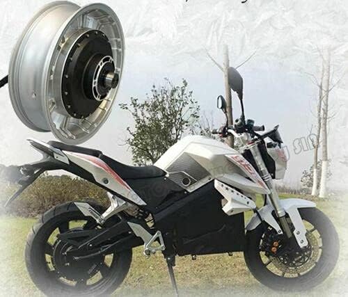 Generic Air Cooled 12KW 72V Brushless Electric Motorcycle Scooter Hub Motor 86-100mph