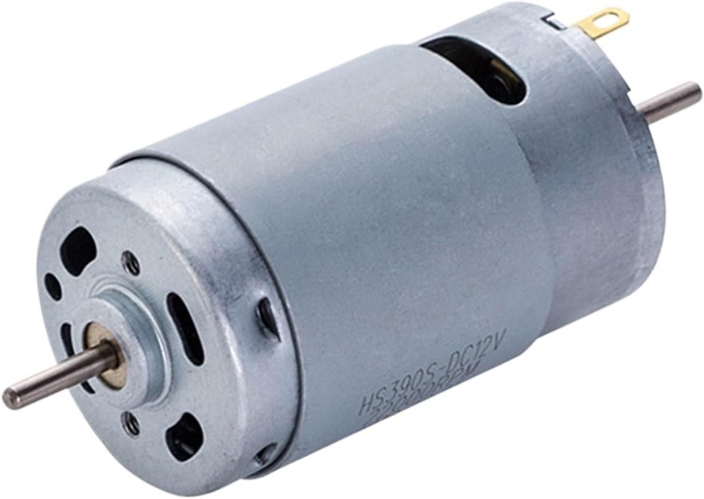 390 DC Motor 12V 22000RPM High Speed Mini Motors Large Torque Brush Motor for DIY Toys Small Appliances Air Pump Electric Drill