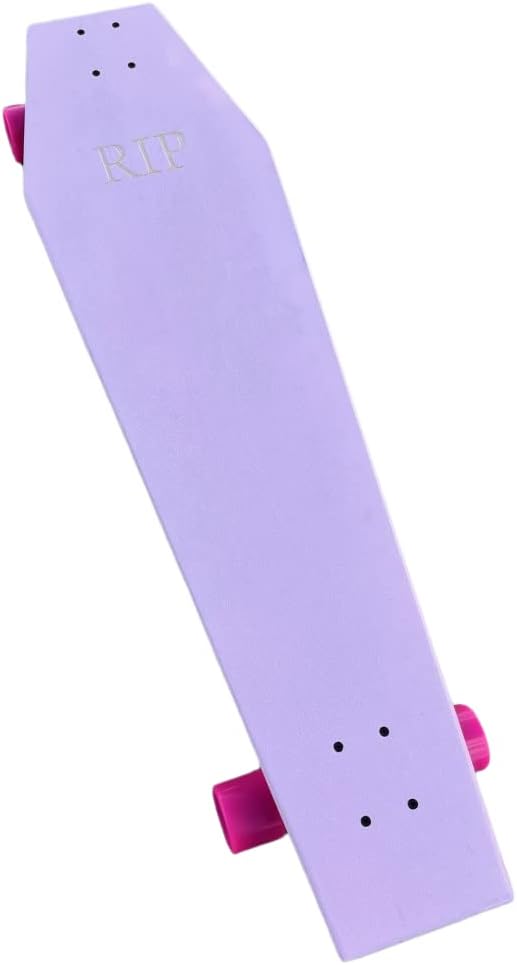 Coffin Pink Death Tarot Skateboard | Longboard | 42x12 | Coffin Croozer