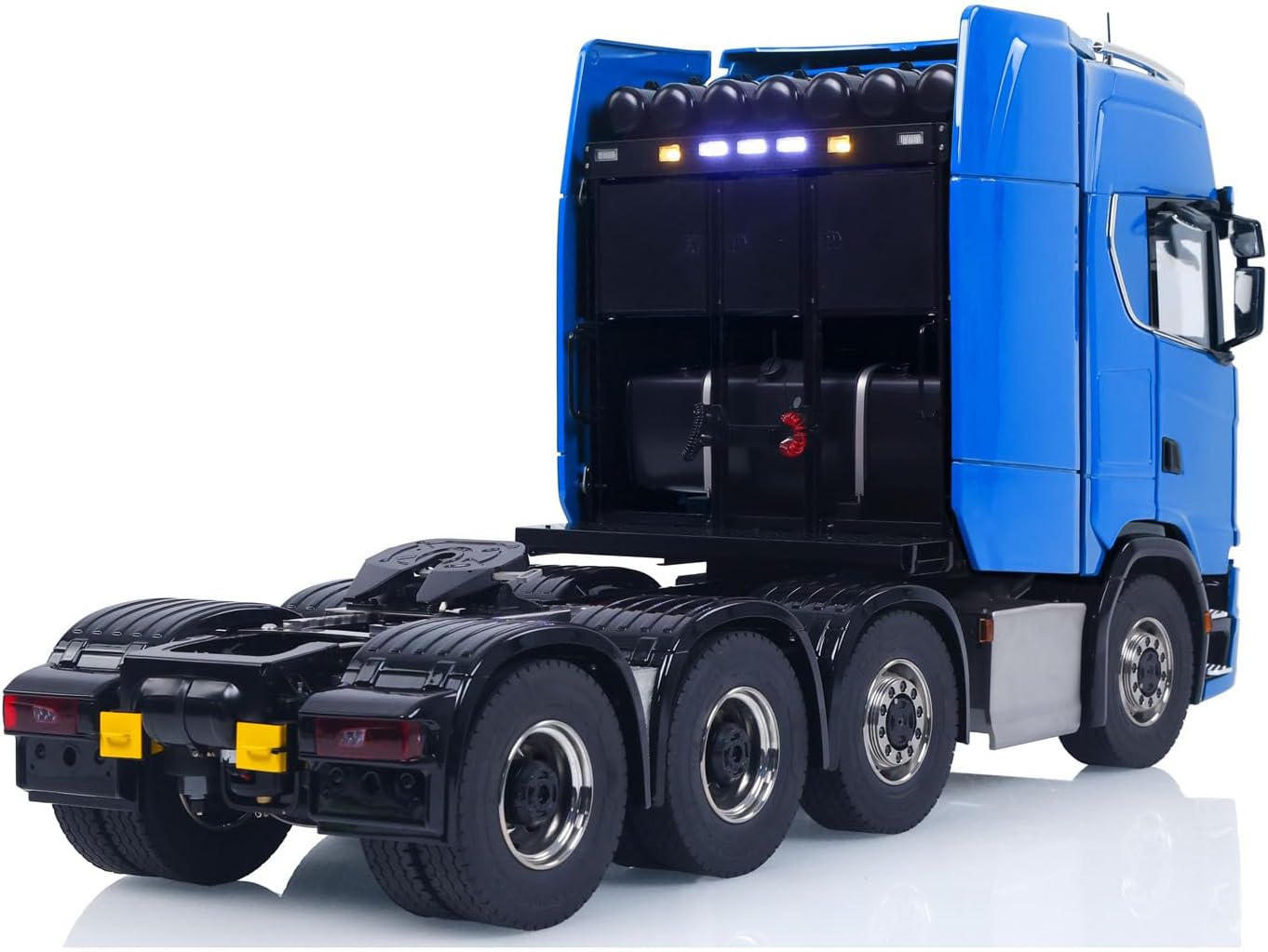 TOUCAN RC HOBBY Flysky Radio RC Tractor Truck 770S 1/14 Remote Control Lorry 8x8 Model Vehicle Axle Locks Sound System Engineering Light