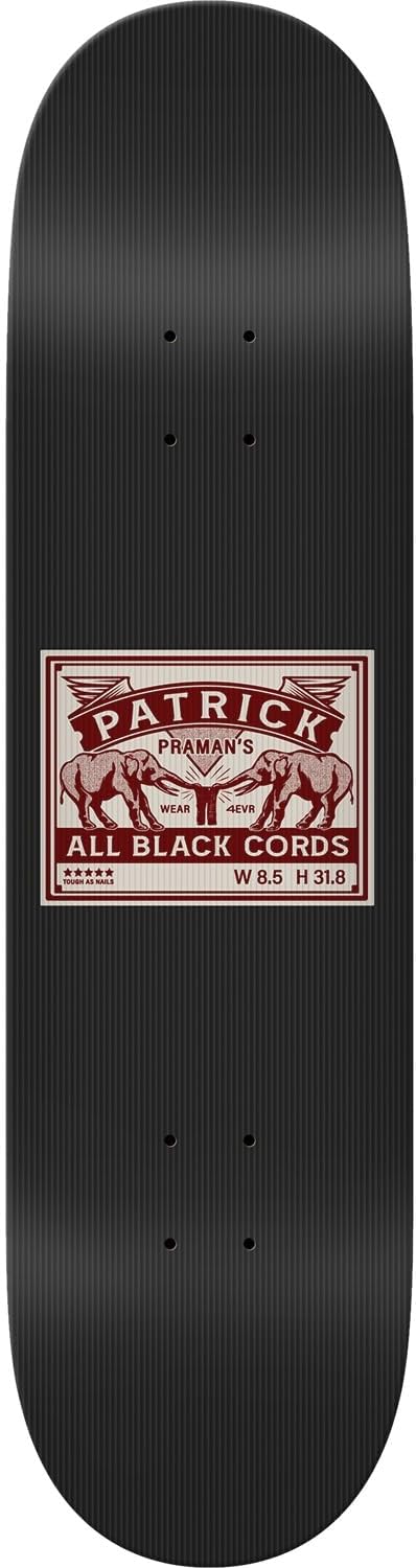 Re​al Praman Cords Deck 8.5 - Assembled AS Complete Skateboard