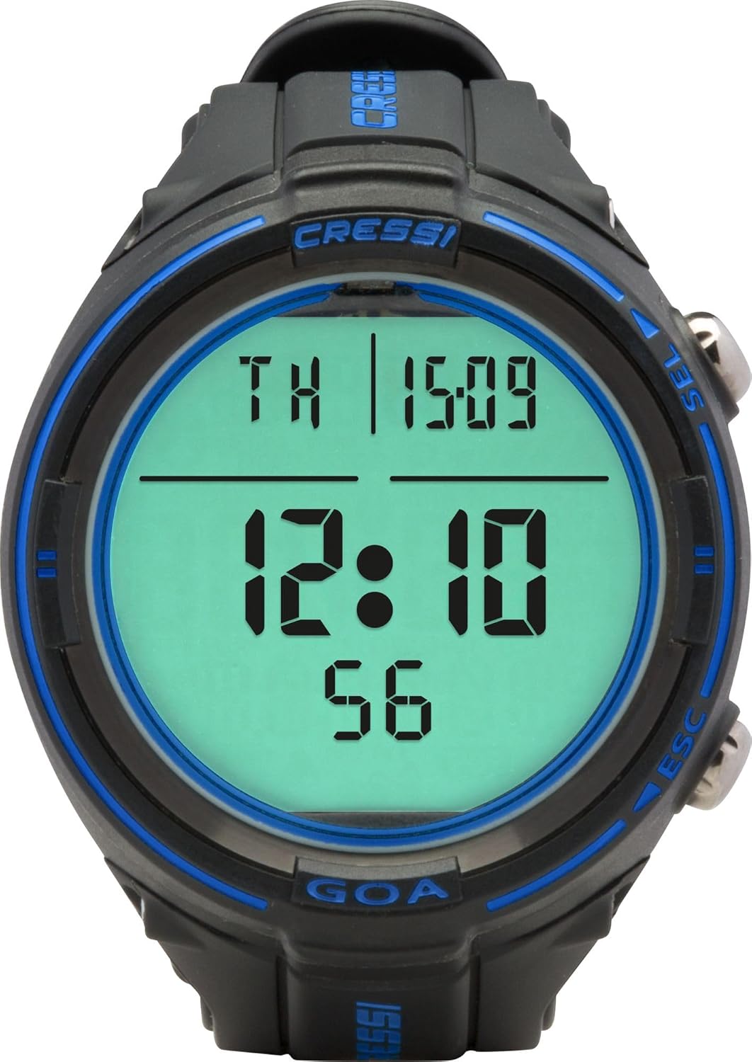 Cressi Goa Dive Watch Computer | 4 Programs - Air/Nitrox, Freediving, Gage | Made in Italy