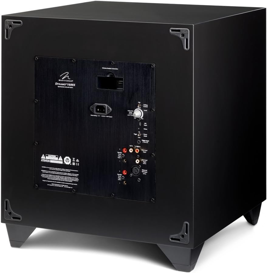 MartinLogan Dynamo 1600 X 15-inch 1800 Watt Powered Subwoofer with Sub