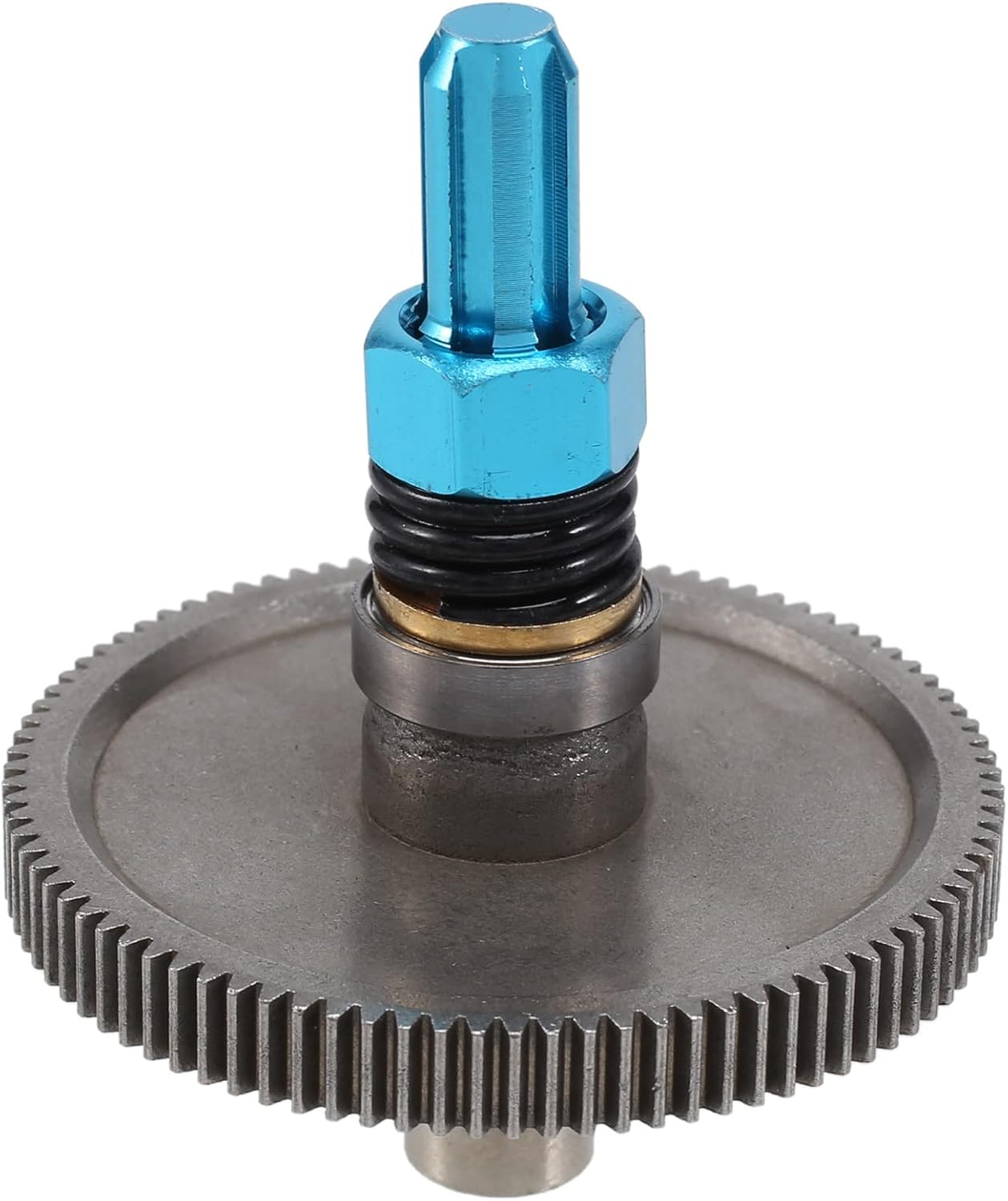 ISTOVO 91T Spur Gear Slipper Clutch 21T 19T 17T Gear Set for Arrma 1/10 Senton Big Rock Vorteks Parts, Blue