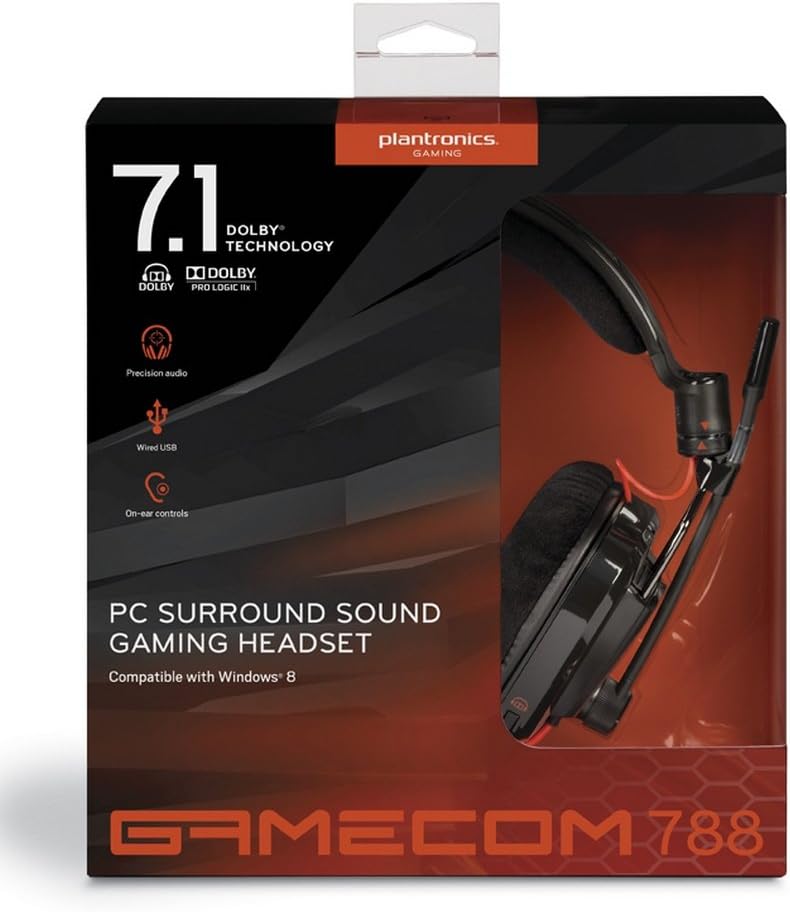 Plantronics GameCom 788 Headset, 201270-05