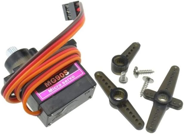 Replacement Part For 5/10/20/50 Micro Servo MG90S Servo With Metal Gear For RC Helicopter Airplane Model Truck Boat And Racing Car 9g Servo - (Color: 50PCS)