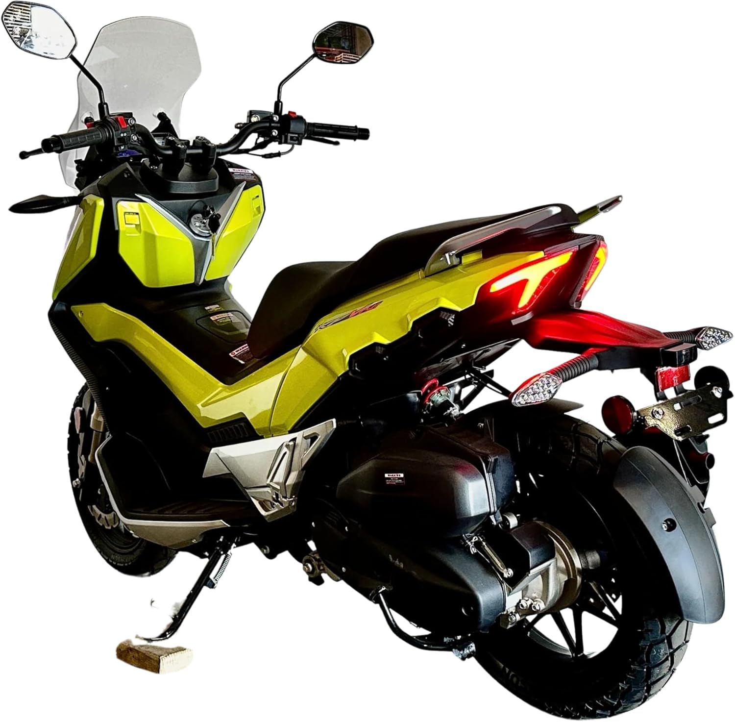 Lifan KPV 150 | 150cc Adventure Scooter | Fuel-Injected | Liquid-Cooled | Automatic CVT | 98 MPG | Front & Rear Disk Brakes | USB Port | Gas EFI ADV Scooter | Street Legal Delivery Moped with Storage